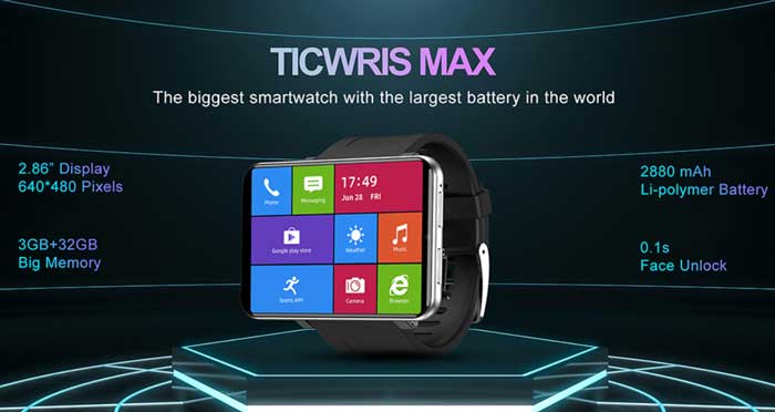 Inteligentné hodinky TicWris Max