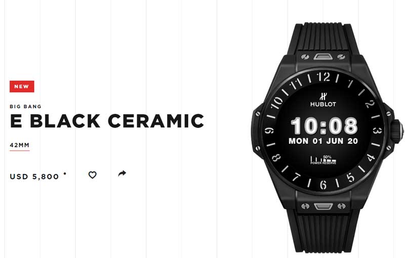 Šialené drahé inteligentné hodinky Hublot Big Bang E - technické parametre a vlastnosti