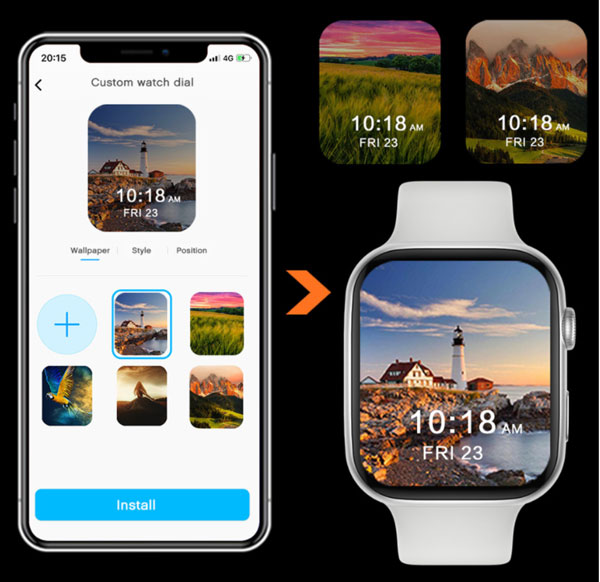 Ciferníky hodiniek FK88-Smartwatch