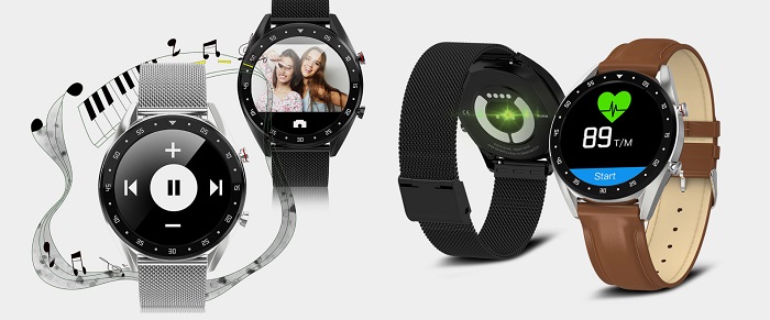 Inteligentné hodinky GX - prehľad funkcií, elegantné moderné inteligentné hodinky