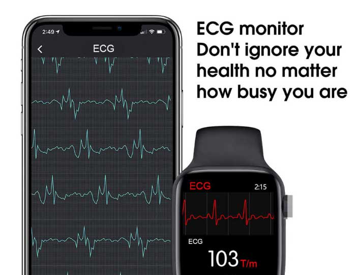 EKG monitor pre inteligentné hodinky IWO-W46