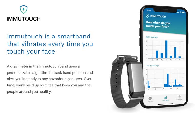 Smartband Immutouch - vhodný na boj proti vírusu Corona