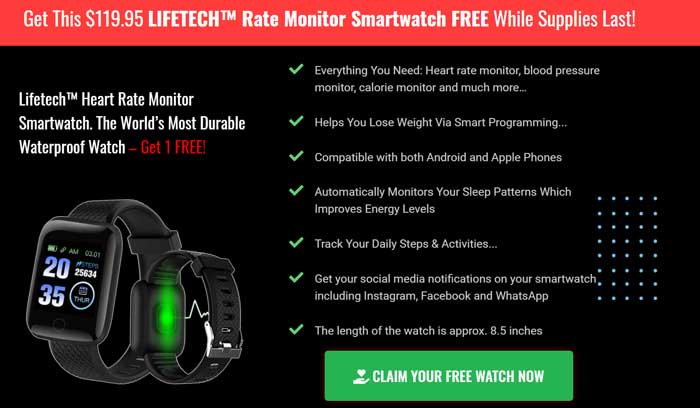 Inteligentné hodinky LifeTech