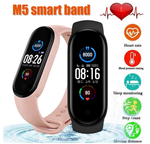 M5 Smartband - lacný fitness tracker, prehľad funkcií