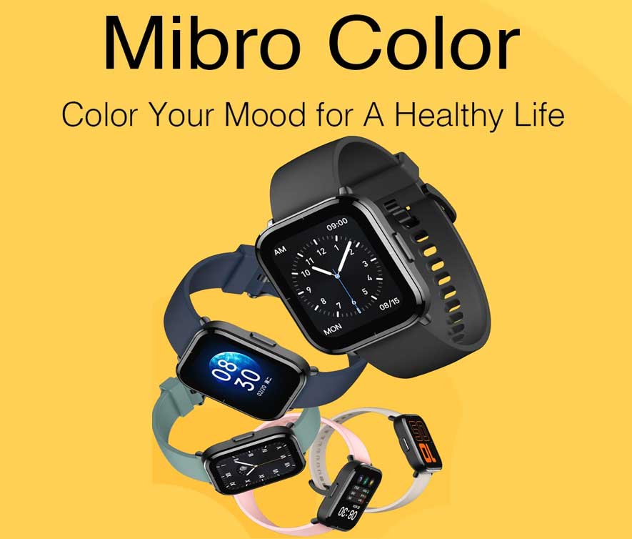 MiBro Color Smartwatch - prehľad funkcií s kupónovými kódmi