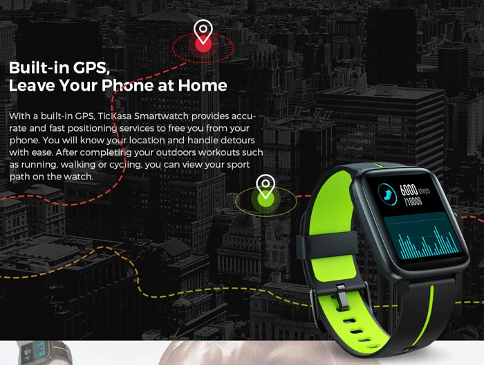 Funkcie Mobvoi-Tickasa-Vibrant-Smartwatch