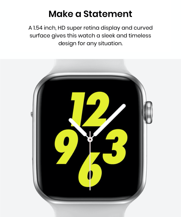 Inteligentné hodinky ModernMerch - inovovaná verzia 2020 - klon hodiniek 5?