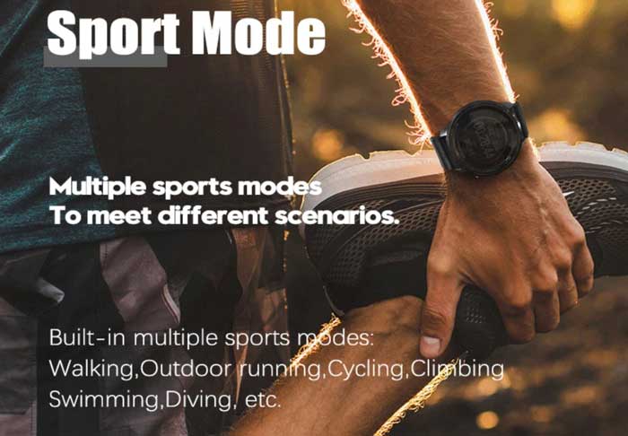 Inteligentné hodinky North-Edge-Range-sports-mode