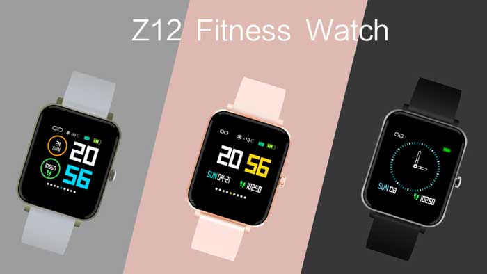 Shirajo Smartwatch Model Z12 - Fitness Smartwatch