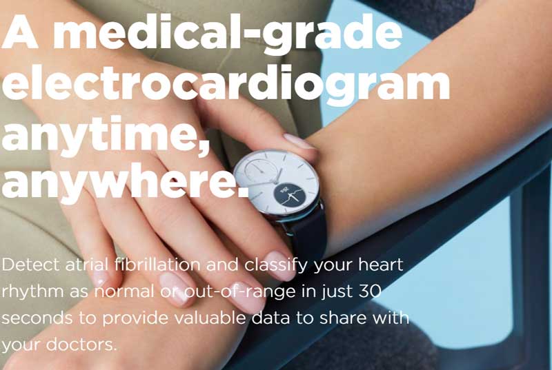 Hybridné inteligentné hodinky Withings Scanwatch