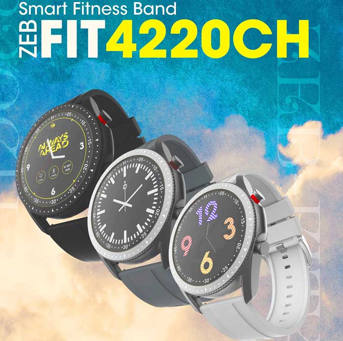 Inteligentné hodinky Zebronics, model ZEB -Fit4220CH - prehľad funkcií