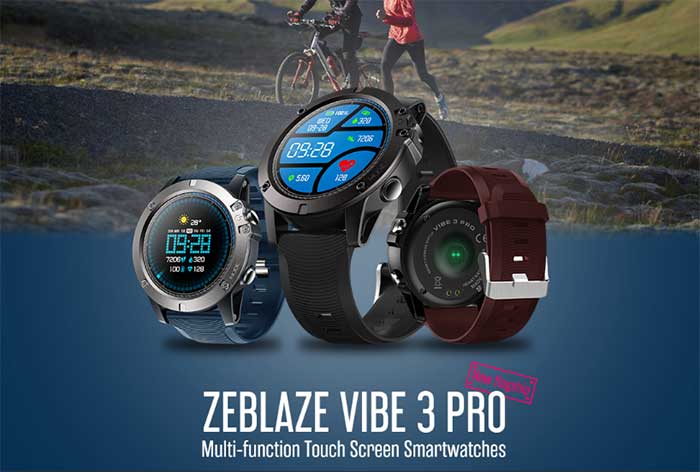 Multifunkčné inteligentné hodinky Zeblaze Vibe 3 Pro teraz na Banggood.com