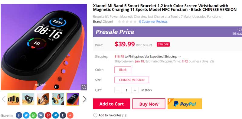 [PREDAJ] Smartband Xiaomi Mi Band 5